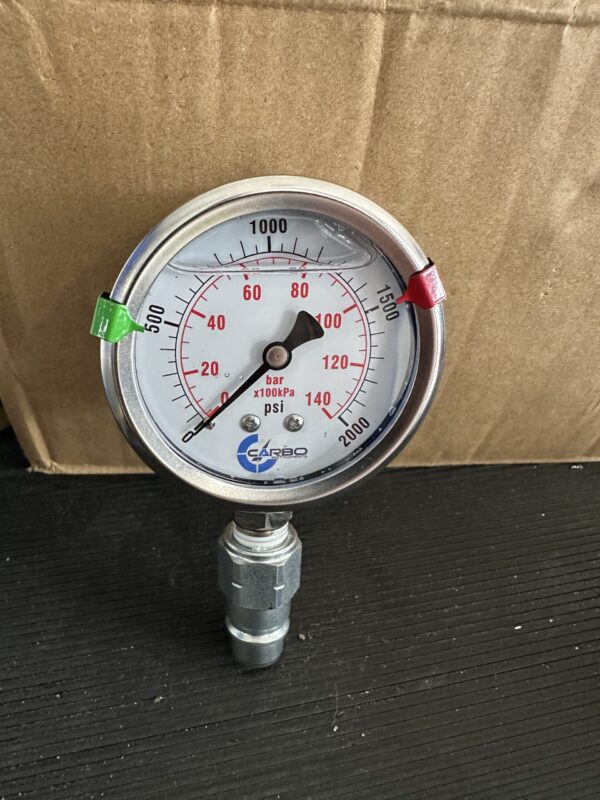 2000psi Hydraulic Pressure Gauge