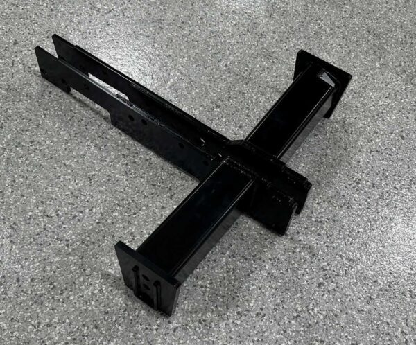 2WS 120R Sub-Frame mounts. Powder Coated semi-gloss black