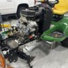 John Deere X720 Ultimate installation of landmconcepts (LMC) 120R sub-frame kit